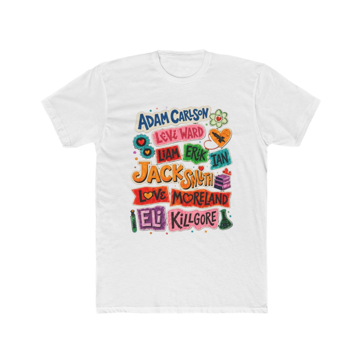 Adam Carlsen Love Hypothesis 2 side Tshirt, Ali Hazelwood Romance books Shirt Comfort Colors,STEM Book To Movie Merch, Gift For Book Lover