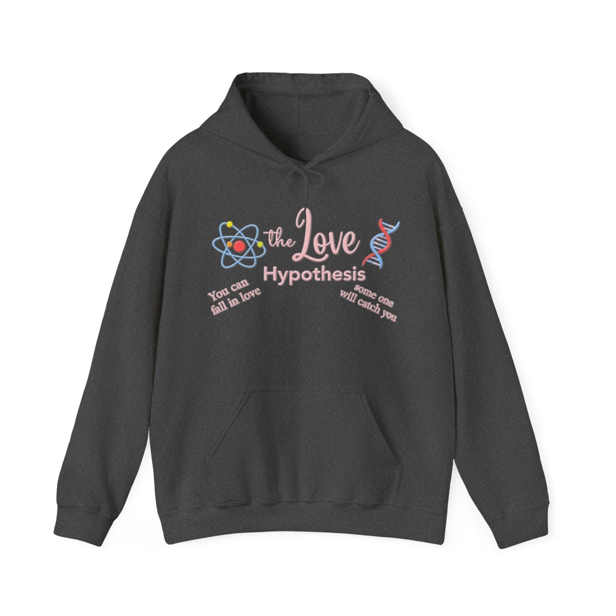 The Love Hypothesis Inspired Hoodie and Hoodie, Ali Hazelwood Book Club Merch, Romance Booktok Gifts - alternate angle 5, merchandise