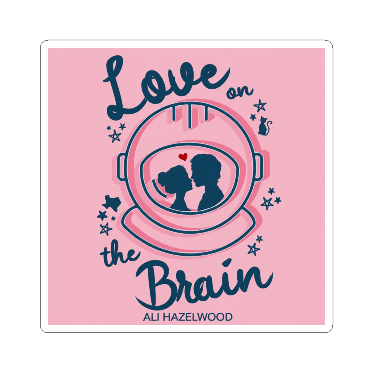 Love on the Brain cover Sticker | Ali Hazelwood