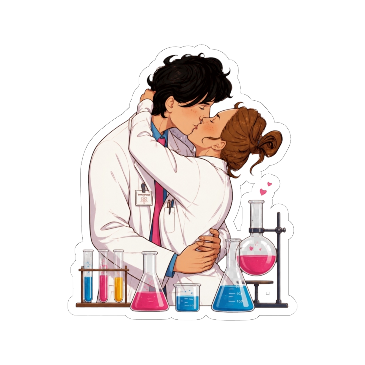 The Love Hypothesis Ali Hazelwood Book Sticker - alternate angle 1, merchandise