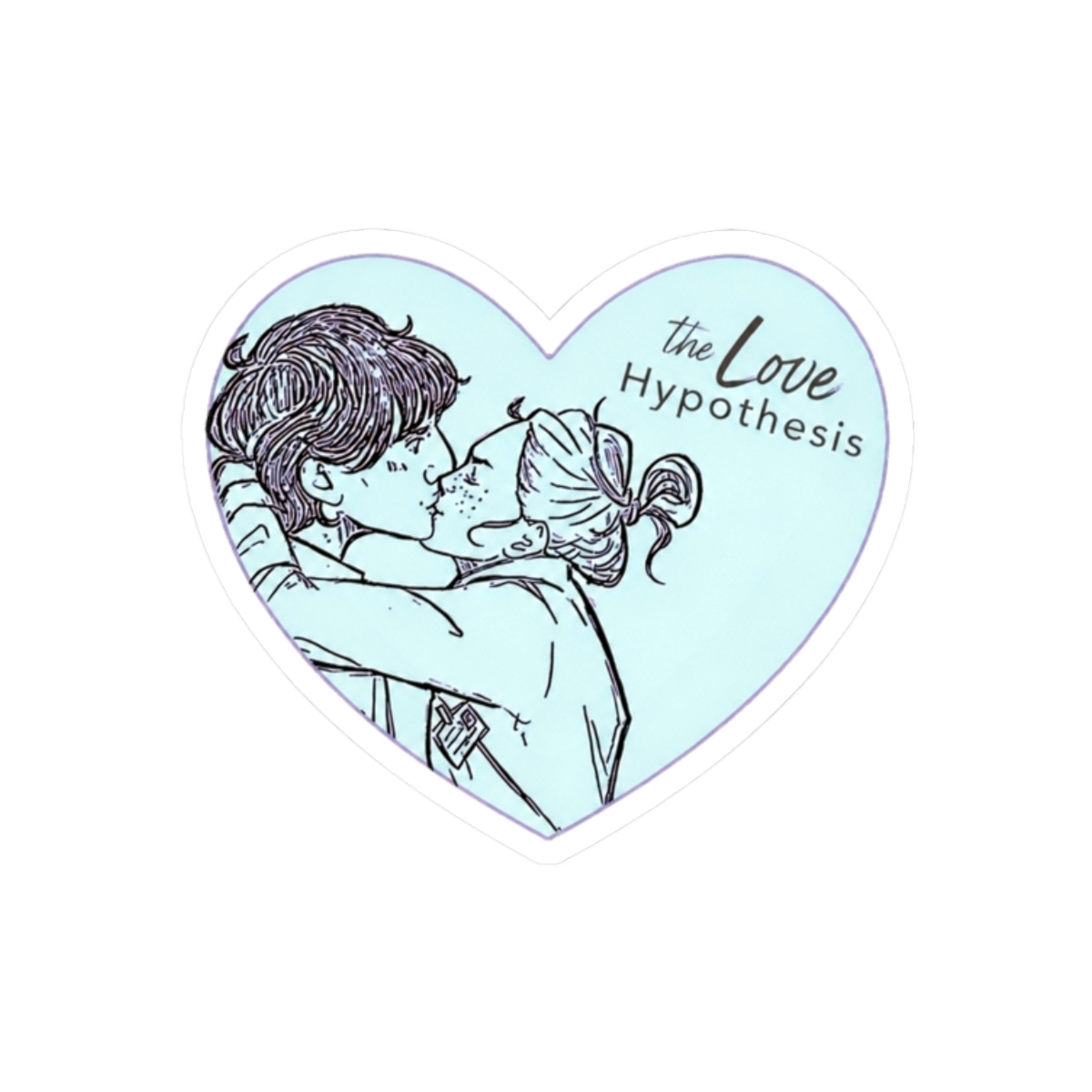 Love Hypothesis Ali Hazelwood Heart - alternate angle 3, merchandise