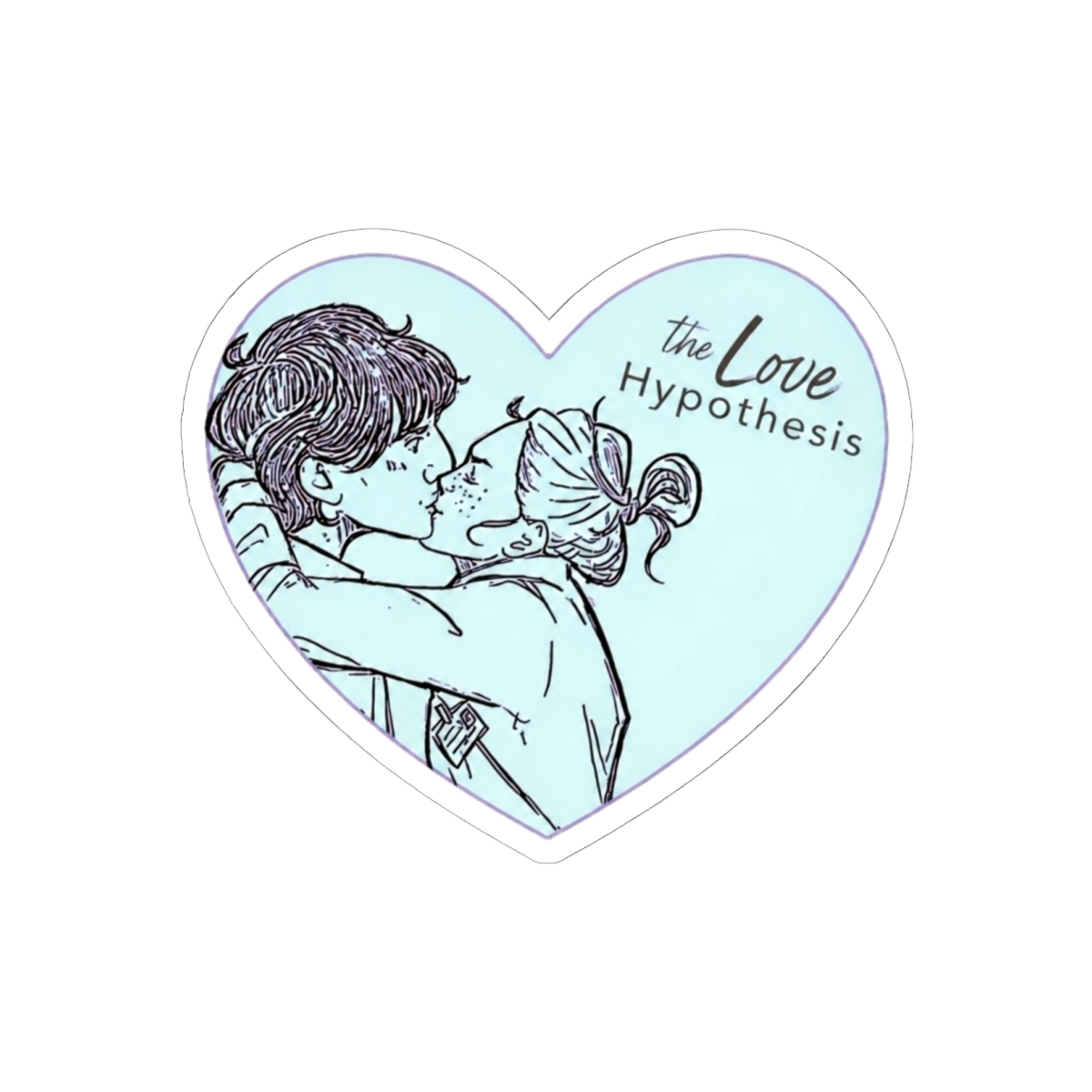 Love Hypothesis Ali Hazelwood Heart - alternate angle 2, merchandise