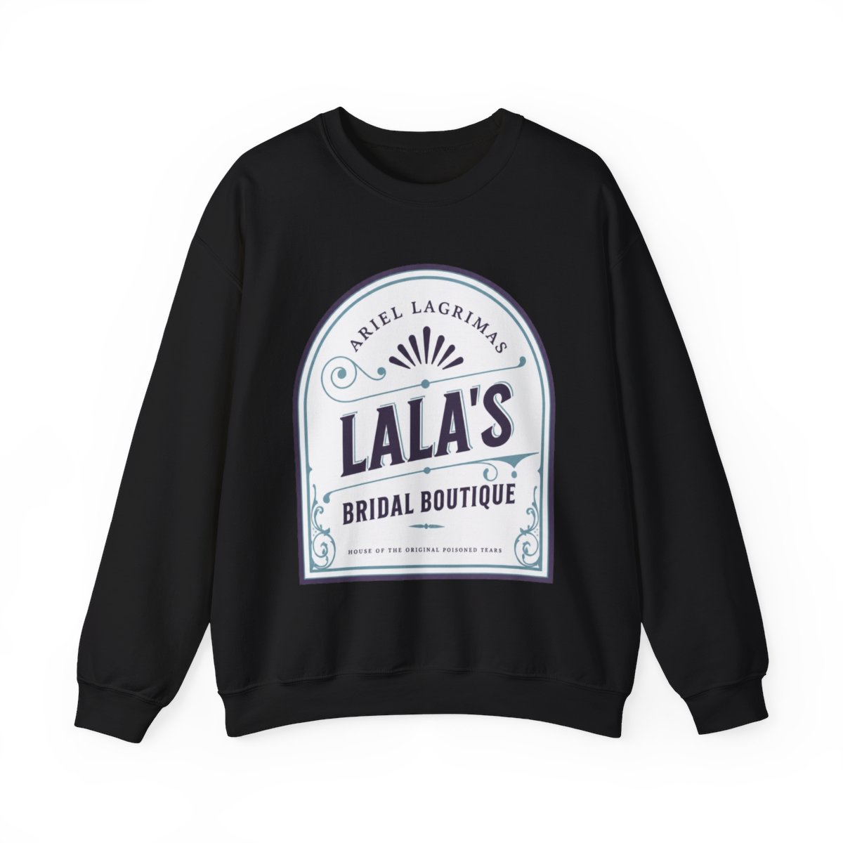 Lala's Bridal Boutique Heavyweight Sweatshirt | Ali Hazelwood - alternate angle 3, merchandise